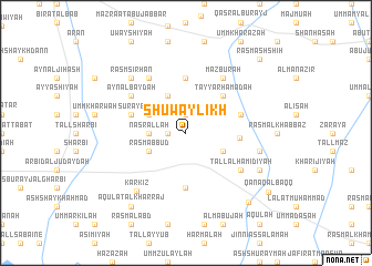 map of Shuwaylīkh