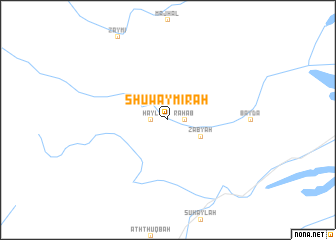 map of Shuwaymirah