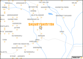 map of Shuwayshinīyah