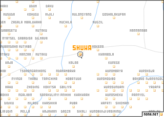 map of Shuwa