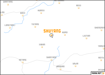 map of Shuyang