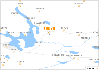 map of Shuya