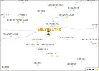 map of Shuybelyak