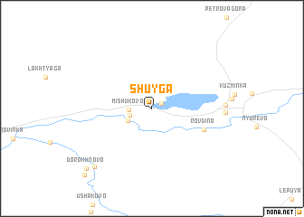 map of Shuyga