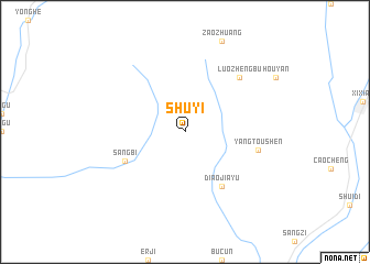 map of Shuyi