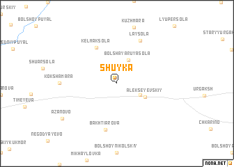 map of Shuyka