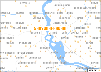 map of Shuyūkh Fawqānī