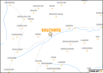 map of Shuzhang