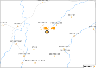 map of shuzipu