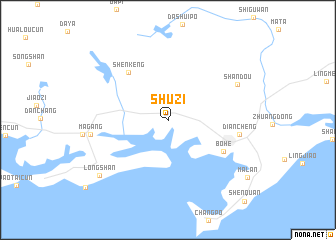 map of Shuzi