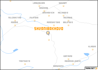 map of Shvanibakhovo