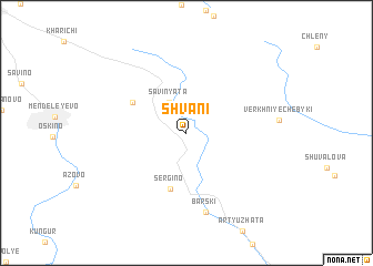 map of Shvani