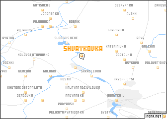 map of Shvaykovka