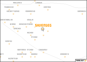 map of Shvendeg