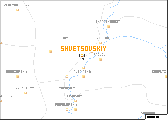 map of Shvetsovskiy