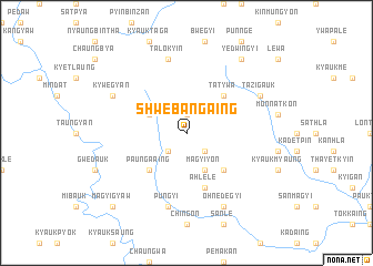 map of Shwebangaing