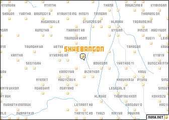 map of Shwebangon