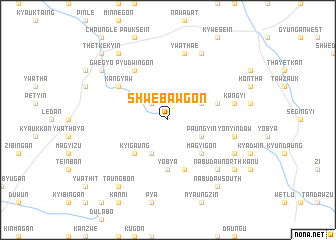 map of Shwebawgon