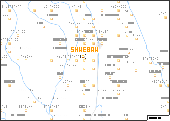 map of Shwebaw