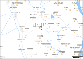 map of Shwebaw