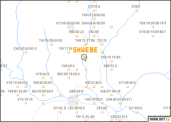 map of Shwebe