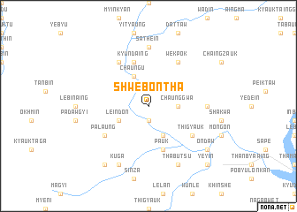 map of Shwebontha