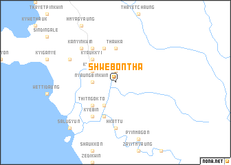 map of Shwebontha