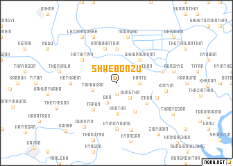 map of Shwebonzu