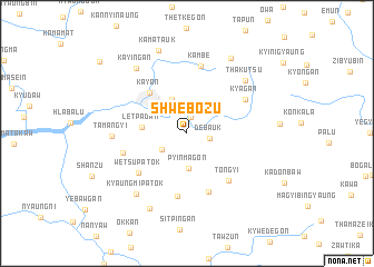 map of Shwebozu