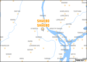 map of Shwebo