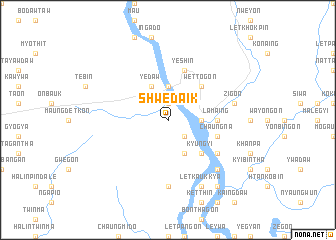 map of Shwedaik