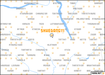 map of Shwedangyi