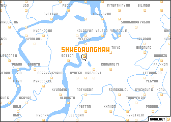 map of Shwedaungmaw