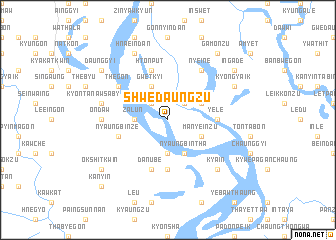 map of Shwedaungzu