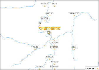 map of Shwedaung