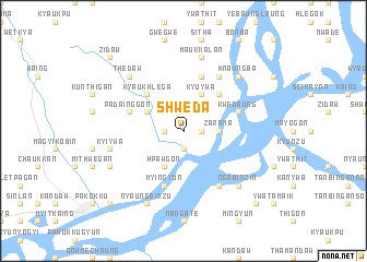 map of Shweda