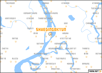 map of Shwedingakyun