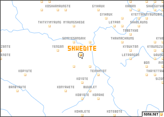 map of Shwedi Tē