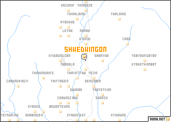 map of Shwedwingon