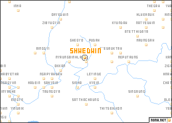 map of Shwedwin