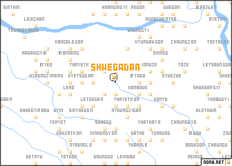 map of Shwegadan