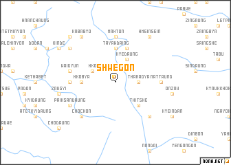 map of Shwegôn