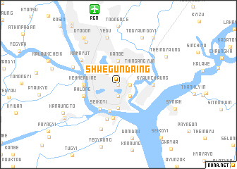 map of Shwegundaing