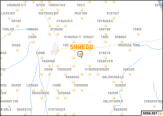 map of Shwegu