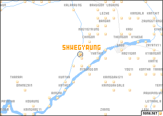 map of Shwegyaung