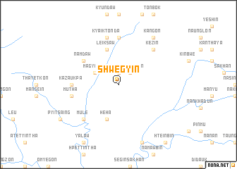 map of Shwegyin