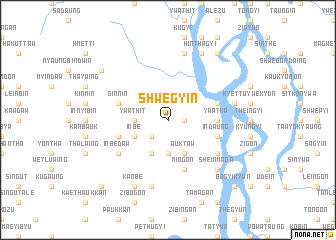 map of Shwegyin