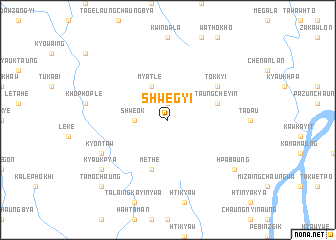 map of Shwegyi