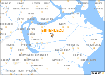 map of Shwehlezu