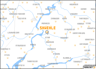 map of Shwehle